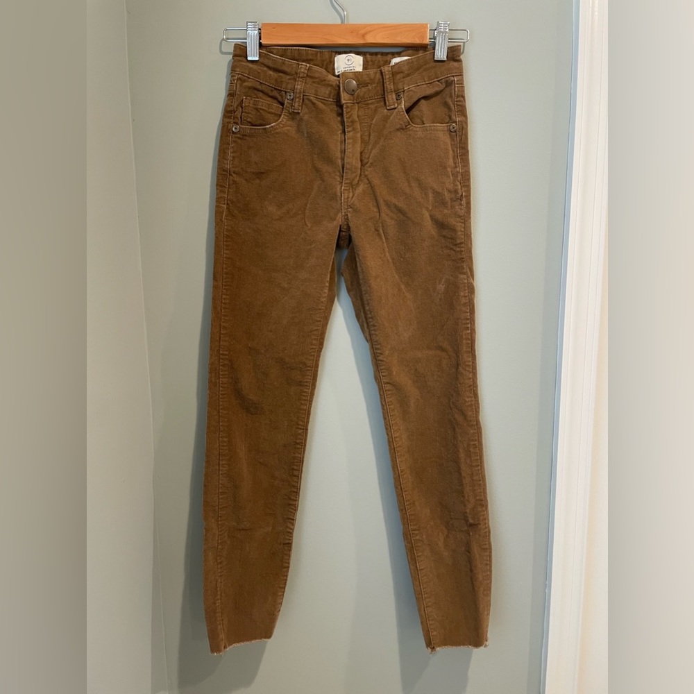 Cotton On Womens Corduroy Mid Grazer Skinny Stretch Size 4